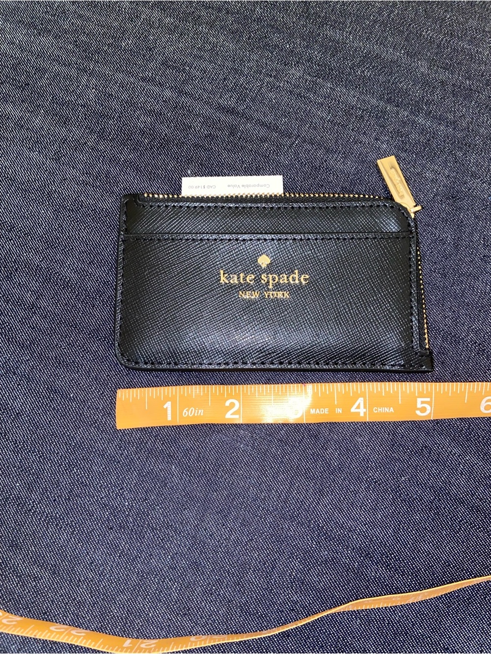 Kate Spade Card case, zip wallet!